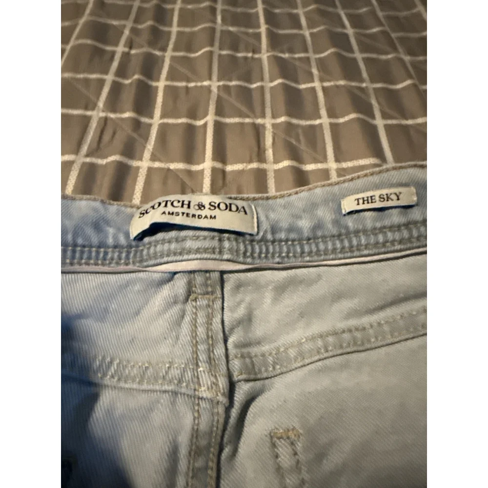 Scotch & Soda Light Wash Wide Leg Jeans - Picture 2 of 3